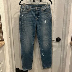 NWOT etica Lily Mid Rise Skinny Size 27